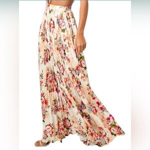 La Porte Floral Maxi Skirt